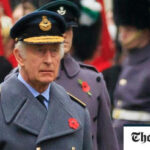 Peace and dignity prevail at the Cenotaph as the King honours the fallen